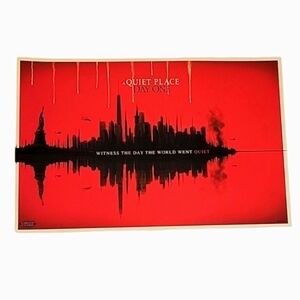 NEW Limited Edition "A Quiet Place - Day One" Movie Poster